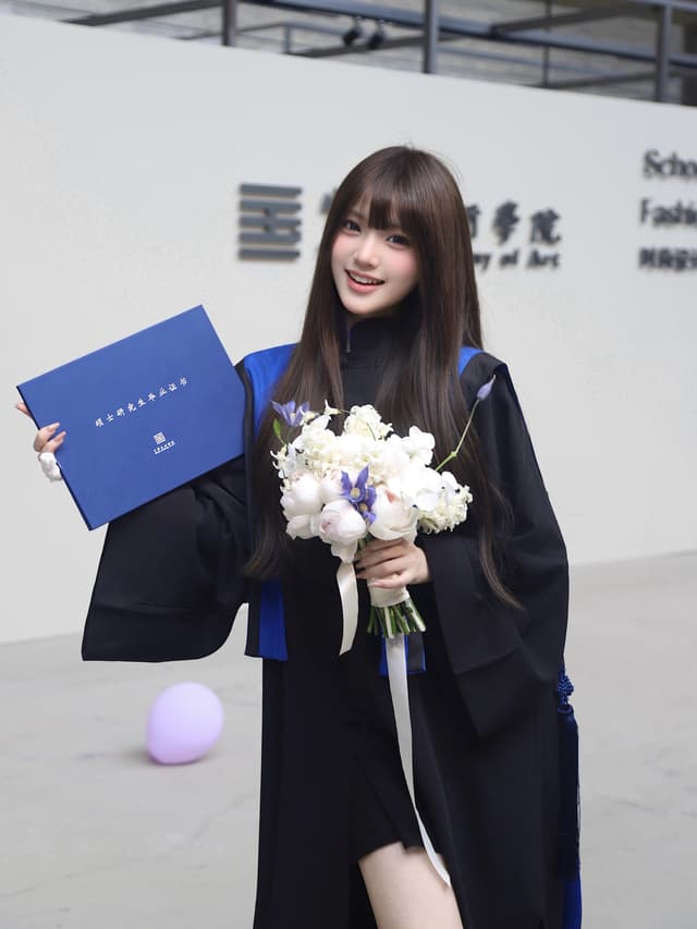 表妹从中国美术学院毕业了